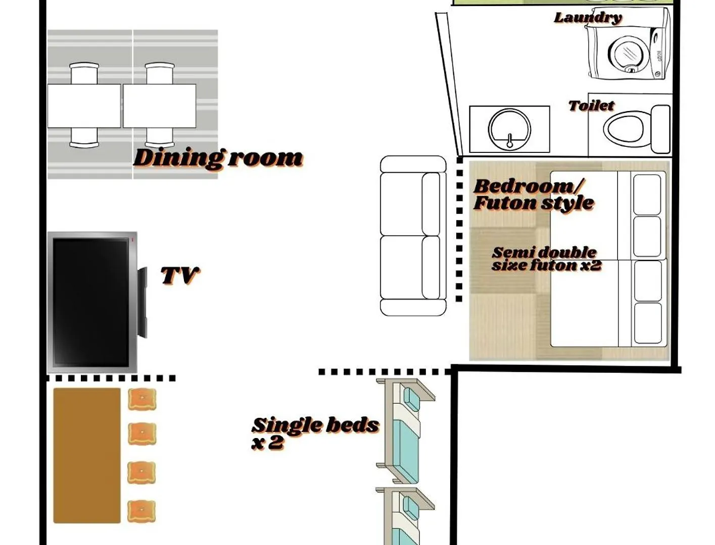 Apartmán 町屋　聖天坂　1F Or ２f Ósaka