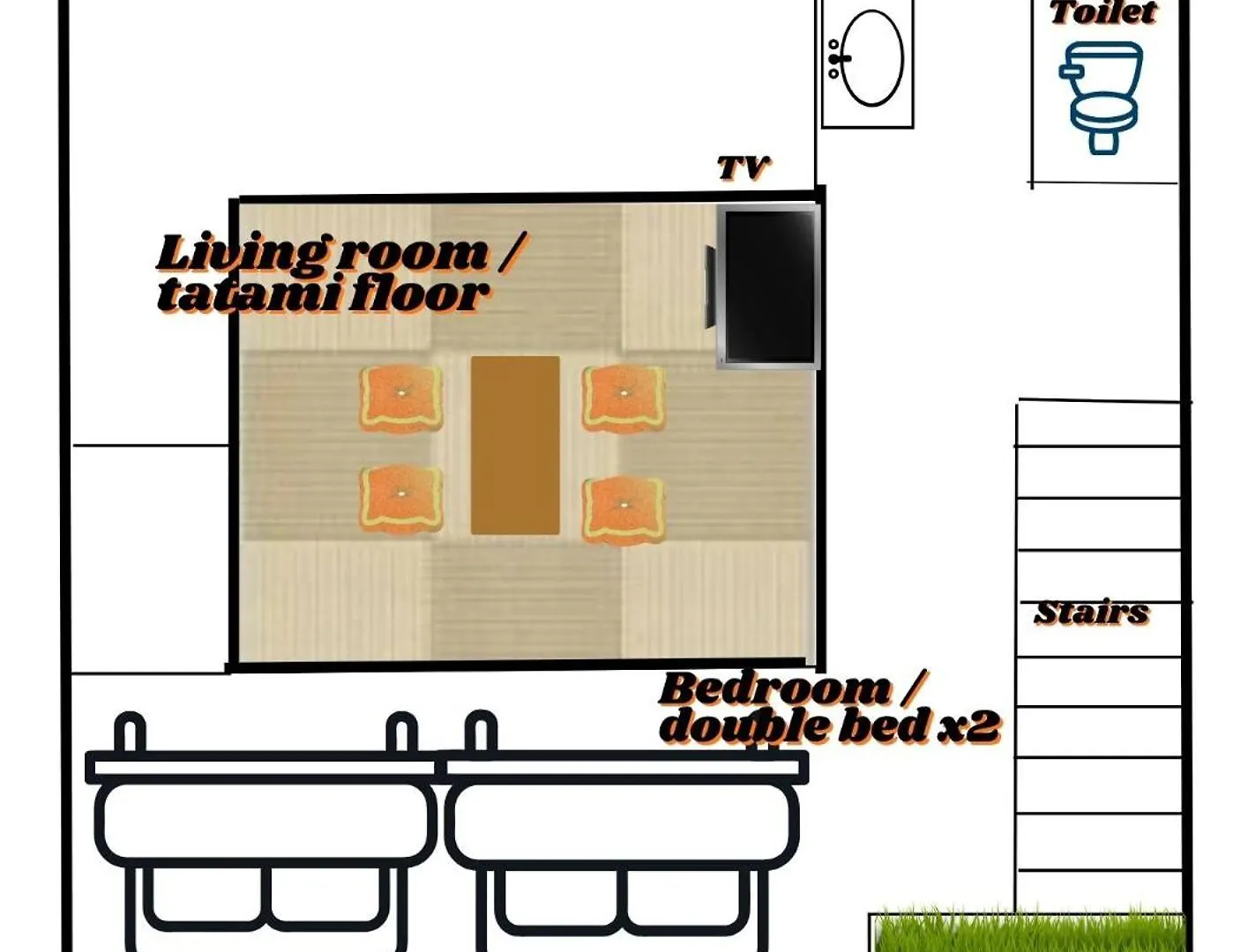 Apartmán 町屋　聖天坂　1F Or ２f Ósaka 0*,